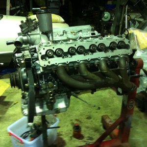 Pistons cleaned 10-1 compression ratio.