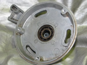 housing cleaned and new bearing fitted 