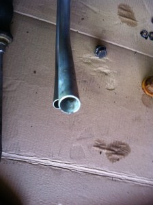 Cleaned suction pipe 